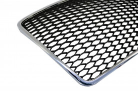 Grila Centrala compatibil cu Audi A6 C6 2004-2011 RS Design Crom - Img 2