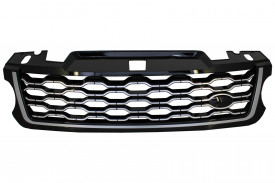 Grila Centrala compatibil cu Land Range Rover Sport L494 (2013-2017) Negru Chrom Facelift 2018+ Design - Img 4