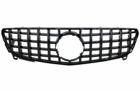 Grila Centrala compatibil cu Mercedes A-Class W176 Facelift 2015-2018 GT-R Panamericana Design Negru - Img 2