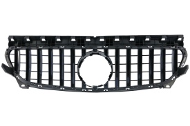 Grila Centrala compatibil cu Mercedes CLA C117 X117 W117 (2013-2018) CLA45 GT-R Panamericana Design Negru - Img 4