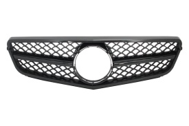 Grila Centrala compatibil cu Mercedes clasa C W204 S204 Limousine Station Wagon 2007-2014 C63 Design Negru