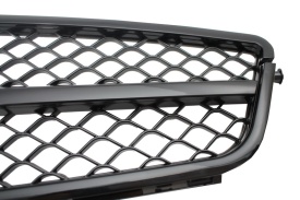 Grila Centrala compatibil cu Mercedes clasa C W204 S204 Limousine Station Wagon 2007-2014 C63 Design Negru - Img 8