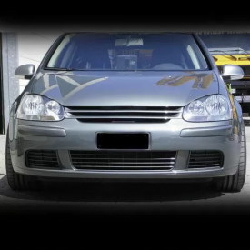 Grila Centrala fara emblema compatibil cu VW Golf 5 V 2003-2008 pentru bara standard - Img 2