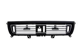 Grila centrala ventilatie compatibil BMW seria 5 F10 F11 2010-2017, negru cu crom - Img 2