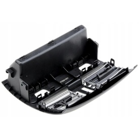 Grila Centrala Ventilatie Spate compatibil cu BMW Seria 5 F10 F11 2010- Negru cu crom, pentru vehicule cu incalzire in bancheta scaune - Img 3
