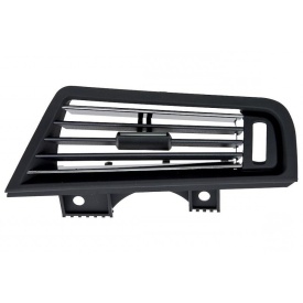 Grila Ventilatie Bord partea Dreapta compatibila BMW Seria 5 F10 F11 2010-2017 negru cu crom