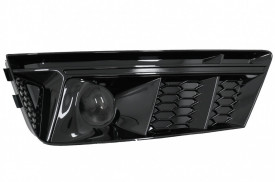 Grile Laterale compatibil cu Audi A4 B9 Sedan Avant 2016-2018 RS4 Desing Negru - Img 7