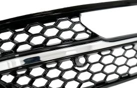 Grile Laterale Proiectoare compatibil cu Audi A3 8V 2013-2015 RS3 Design Negru Lucios - Img 8
