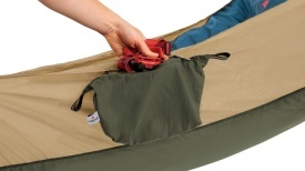 Hamac pentru drumetie, camping, pescuit sau gradina, 300x140 cm, Robens Trace Hammock Set - Img 7
