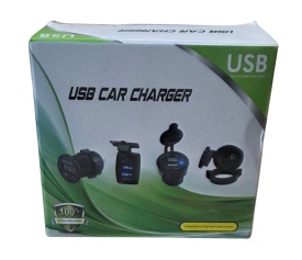 Incarcator auto USB 2 porturi iesire 1A, 2.1A negru cu pini pentru instalare pe diverse auto moto camping rulote - Img 3