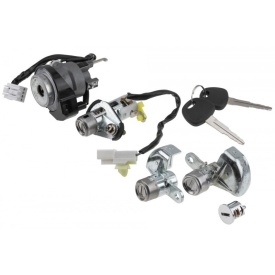 Incuietoare butuc broasca usa fata stanga si dreapta si butuc contact cu set 2 chei compatibil Hyundai Tucson 2005-2010