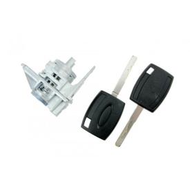 Incuietoare butuc broasca usa fata stanga si set chei compatibil Ford B-MAX 2012-2017, C-MAX 2003-2011, Fiesta 2009-2017, Focus II 2004-2011, Focus 2010-2018, C-MAX 2007-2010, Galaxy 2006-2015, Kuga 2008-2012, Mondeo 2007-2014, S-MAX 2006-2015 - Img 2