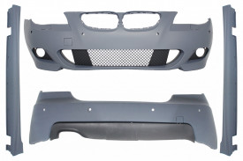 Kit Exterior compatibil cu BMW Seria 5 E60 2003-2007 M-Technik Design cu PDC 24mm - Img 2