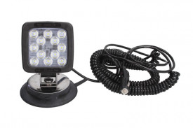 Lampa de lucru Proiector cu magnet, 12-24V, 2030 Lm, 12 Led, cu buton - Img 3