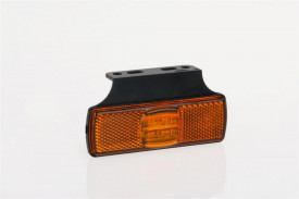 Lampa gabarit 100x32, LED, galbena, cu suport lateral, 12-36V, FT-017z+k, Fristom - Img 2
