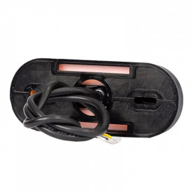 Lampa gabarit 124x51, LED, functie semnalizare, cu suport, galbena, 12-36V, FT-071-Z Fristom - Img 4
