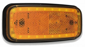 Lampa gabarit 125x60, 24 LED-uri, galbena, Fristom - Img 1