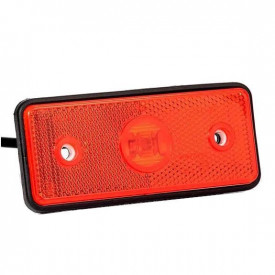 Lampa gabarit, LED, rosie, 12-36V, Fristom