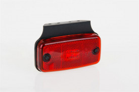 Lampa gabarit, LED, rosie, cu suport, 12-36V, FT-019C+K Fristom - Img 3