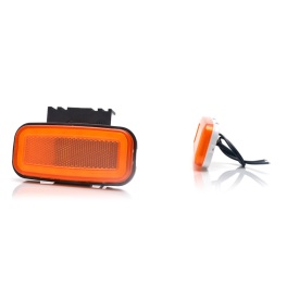 Lampa gabarit, Lumina de clarificare, LED neon, Portocaliu, 12-24V, WAS Polonia 1402 W199N - Img 3