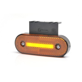 Lampa gabarit, lumina de clarificare, LED neon, Portocaliu, 12-24V, WAS Polonia 1219 W174 - Img 1
