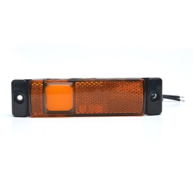 Lampa gabarit, Lumina de clarificare, LED, Portocaliu, 12-24V, WAS Polonia 1235 W45NS - Img 6