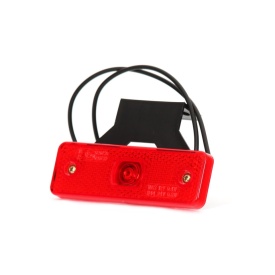 Lampa gabarit, lumina de clarificare, LED, Rosu, 12-24V, WAS Polonia 218Z W44 - Img 4