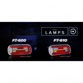 Lampa stop cu led, 12-24V, 6 functii, semnalizare dinamica, partea dreapta, FT-600P Led Di Fristom - Img 8