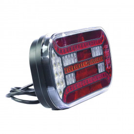 Lampa stop cu led, 12-24V, 6 functii, semnalizare dinamica, partea dreapta, FT-610P Led Di Fristom - Img 5