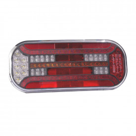 Lampa stop cu led, 12-24V, 7 functii, semnalizare dinamica, partea stanga, FT-600LT Led Di Fristom - Img 1