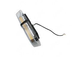 Lampă stroboscop de avertizare lumina portocalie 12/24v cu 72 Led, Amber - Img 2
