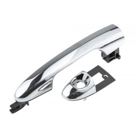 Maner exterior deschidere usa stanga fata compatibil Fiat 500L 2012-2022 culoare crom - Img 4