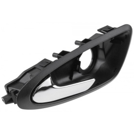 Maner interior usa fata stanga compatibil Seat Ibiza 4 2008-2015 montare partea stanga, culoare crom, pentru modelele cu oglinzi electrice