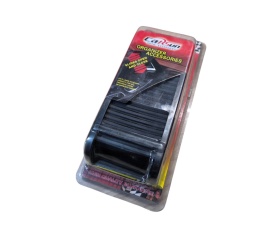Mini organizator auto CarSun cu capac culisant si interior tapitat