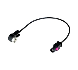 Mufa cablu coaxial adaptor antena auto radio aftermarket cu intrare clasica ISO la cablajul original de antena Fakra pentru BMW, BMW ISO