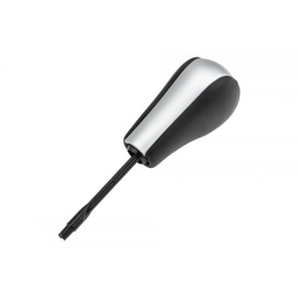 Nuca maner schimbator de viteze cutie automata compatibil cu BMW Seria 1 E81, E82, E87, E88 2006-2013, Seria 3 E36 E46 1990-2006, Seria 5 E39, E60 E61 1996-2010, X3 E83 2004-2011, X5 E53 2000-2007, culoare argintie - Img 3