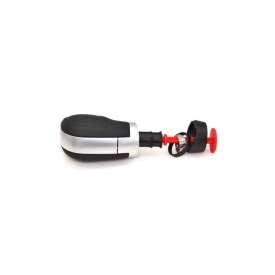 Nuca schimbator auto imitatie de piele neagra compatibil cu VW Golf 6, Passat B7, CC, Jetta MK6, cutie automata DSG - Img 5