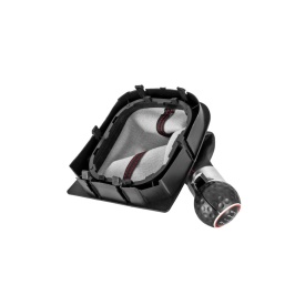 Nuca schimbator cu manson VW Golf V 2003-2008, Vw Golf VI 2008-2012, VW Jetta 2005-2010, 5 trepte, cusatura rosie, GTI Design - Img 7
