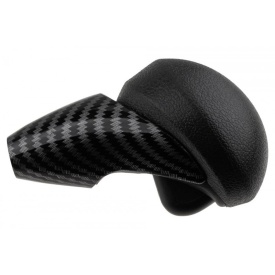 Nuca schimbator de viteze compatibil cu Honda Civic 2006-2012, cutie automata, culoare carbon - Img 2