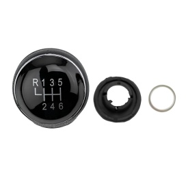 Nuca schimbator de viteze compatibil cu VW Passat B6 2005-2010, B7 2010-2014, CC 2008-2012, 6 trepte, culoare negru - Img 4