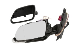 Oglinda retovizoare completa, (electric, asferice, incalzita) parte montare STANGA compatibil cu VW POLO 2005-2009