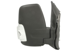 Oglinda retovizoare completa, electric, convexa, incalzita, crom, pliabil electric) parte montare DREAPTA compatibil cu FORD TRANSIT 2013-2018 - Img 2