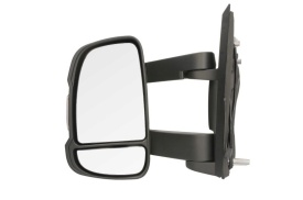 Oglinda retovizoare completa, (manual, convexa, crom, lung) parte montare STANGA compatibil cu CITROEN JUMPER 2006->