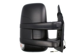 Oglinda retovizoare completa, (manual, convexa, crom) parte montare DREAPTA compatibil cu IVECO DAILY 2006-2011 - Img 2