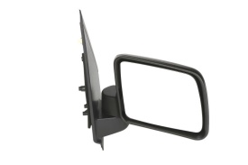 Oglinda retovizoare completa, (manual, convexa, crom) parte montare DREAPTA compatibil cu FORD TOURNEO CONNECT 2002-2013 - Img 2