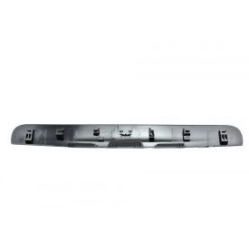 Ornament capac haion portbagaj compatibil Nissan Qashqai 2006-2013 pentru vehicule cu Keyless Go Keyless Entry si cu loc pentru camera de marsarier, culoare negru - Img 2