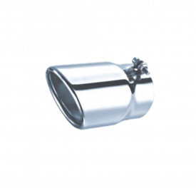 Ornament toba inox compatibil Audi Q7 2006-2015, VW GOLF V R32 2003-2008 - Img 2