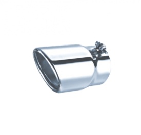 Ornament toba inox compatibil Audi Q7 2006-2015, VW GOLF V R32 2003-2008 - Img 2