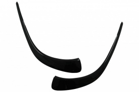Ornamente bara fata flapsuri compatibil cu Mercedes CLA C118 X118 2019-> Negru Lucios