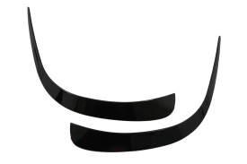 Ornamente bara fata flapsuri compatibil cu Mercedes GLE W167 GLE Coupe C167 2019-> doar pentru AMG Sport Line Negru Lucios - Img 6